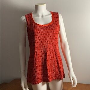 Burnt Orange & Black Tank